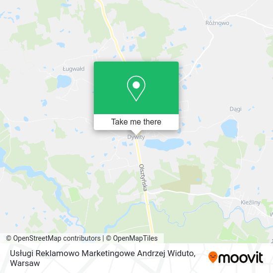 Usługi Reklamowo Marketingowe Andrzej Widuto map