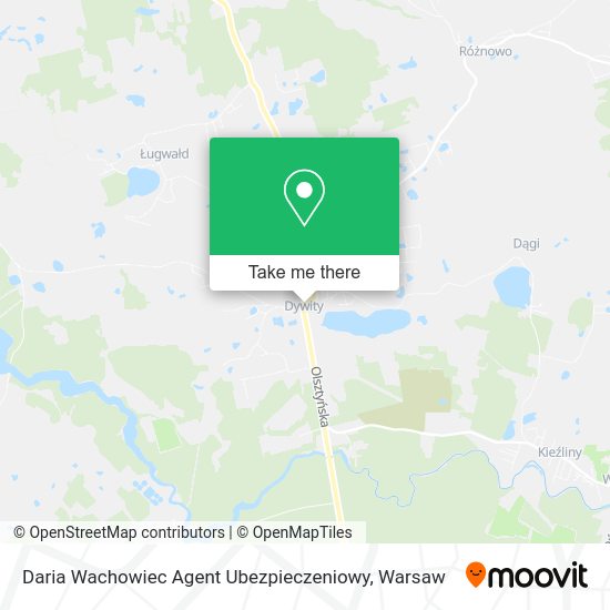 Daria Wachowiec Agent Ubezpieczeniowy map