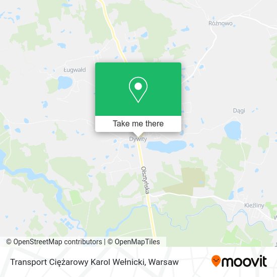 Transport Ciężarowy Karol Wełnicki map