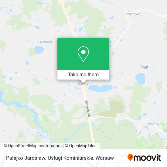 Pałejko Jarosław. Usługi Kominiarskie map