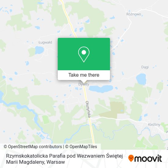 Rzymskokatolicka Parafia pod Wezwaniem Świętej Marii Magdaleny map