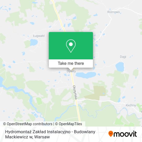 Hydromontaż Zakład Instalacyjno - Budowlany Mackiewicz w map