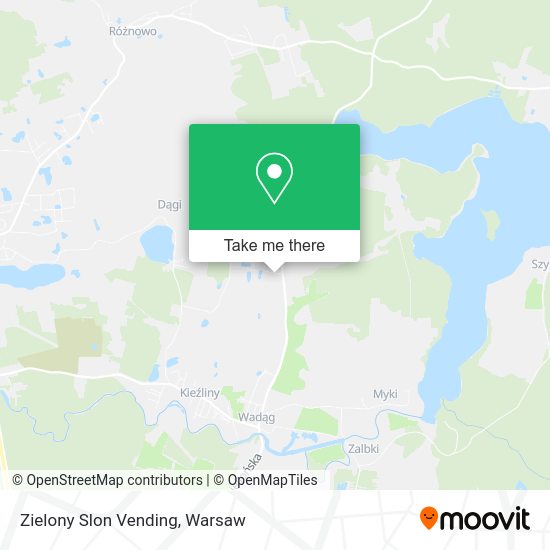 Zielony Slon Vending map