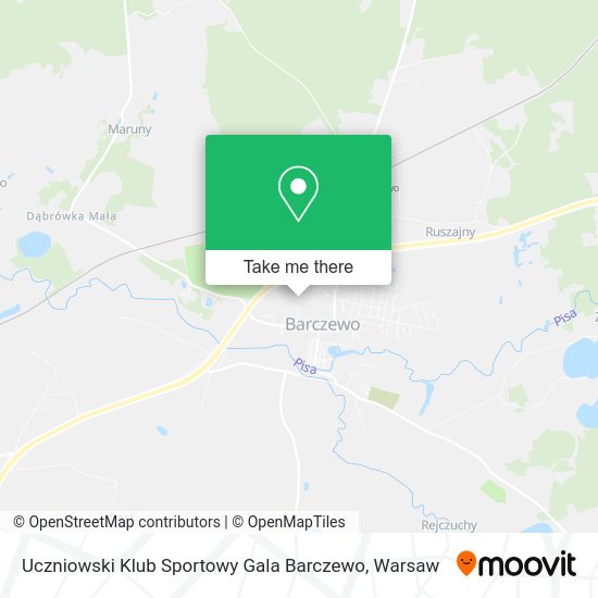 Uczniowski Klub Sportowy Gala Barczewo map