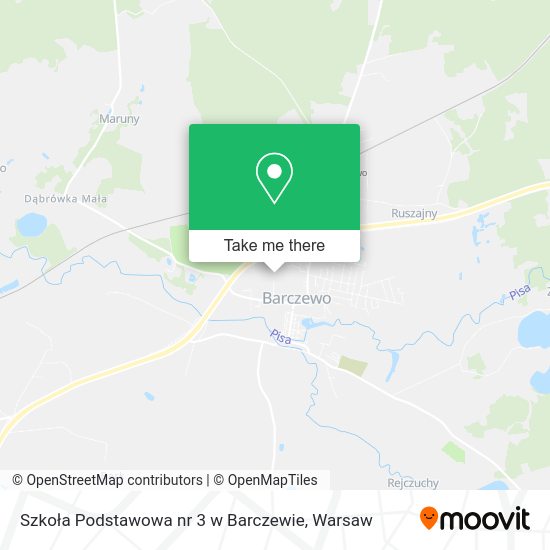 Szkoła Podstawowa nr 3 w Barczewie map