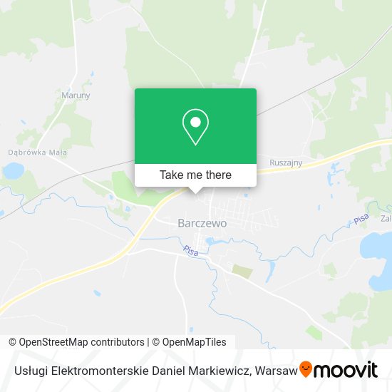 Usługi Elektromonterskie Daniel Markiewicz map