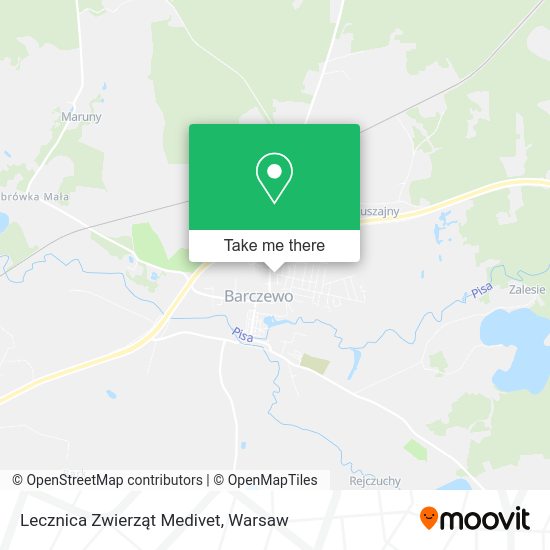 Lecznica Zwierząt Medivet map