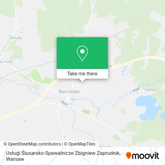 Usługi Ślusarsko-Spawalnicze Zbigniew Zaprudnik map