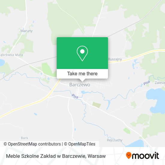 Meble Szkolne Zakład w Barczewie map