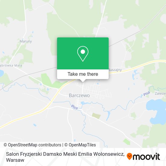 Salon Fryzjerski Damsko Meski Emilia Wolonsewicz map