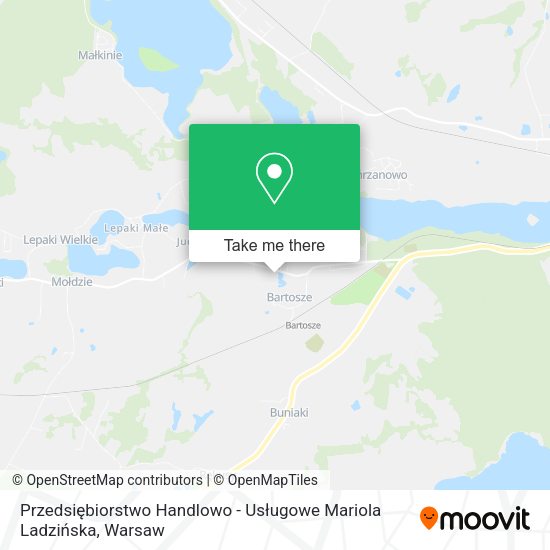 Przedsiębiorstwo Handlowo - Usługowe Mariola Ladzińska map