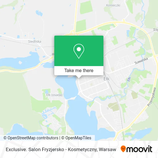 Карта Exclusive. Salon Fryzjersko - Kosmetyczny