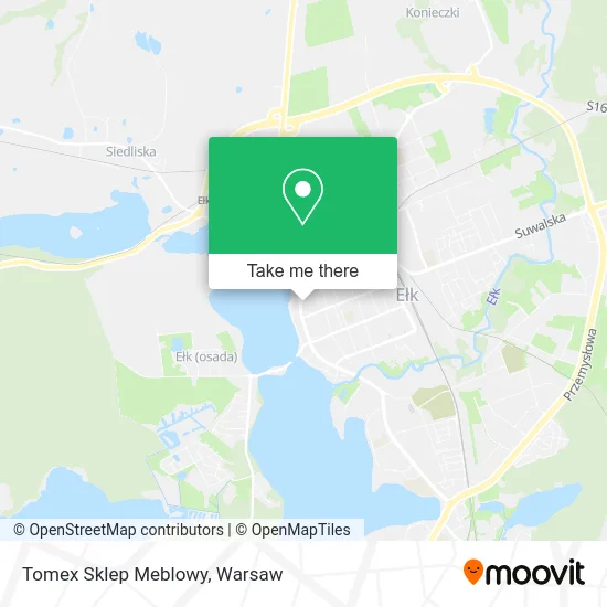 Карта Tomex Sklep Meblowy