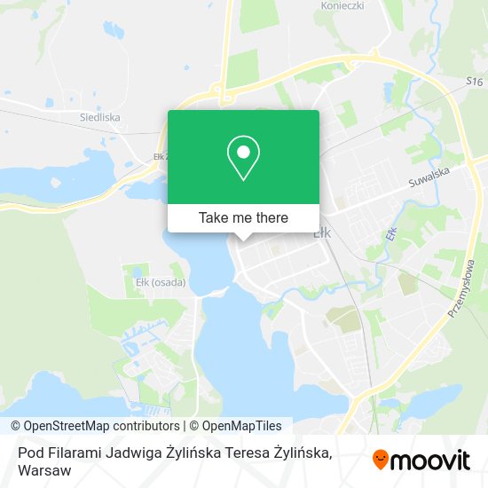 Pod Filarami Jadwiga Żylińska Teresa Żylińska map