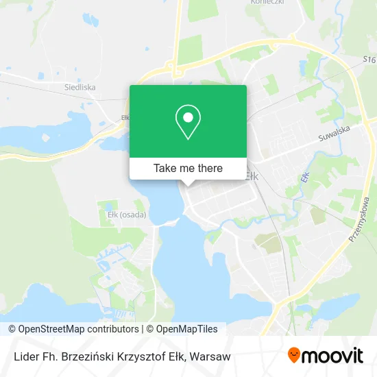 Lider Fh. Brzeziński Krzysztof Ełk map