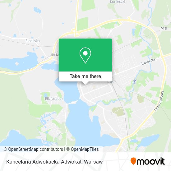 Kancelaria Adwokacka Adwokat map