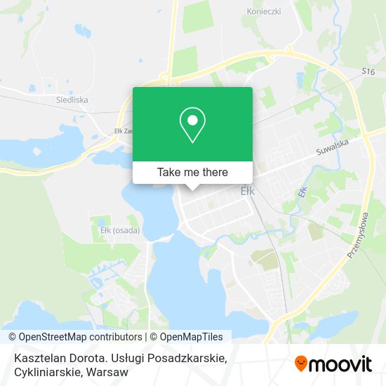 Kasztelan Dorota. Usługi Posadzkarskie, Cykliniarskie map