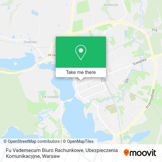 Fu Vademecum Biuro Rachunkowe, Ubezpieczenia Komunikacyjne map