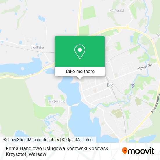 Firma Handlowo Usługowa Kosewski Kosewski Krzysztof map