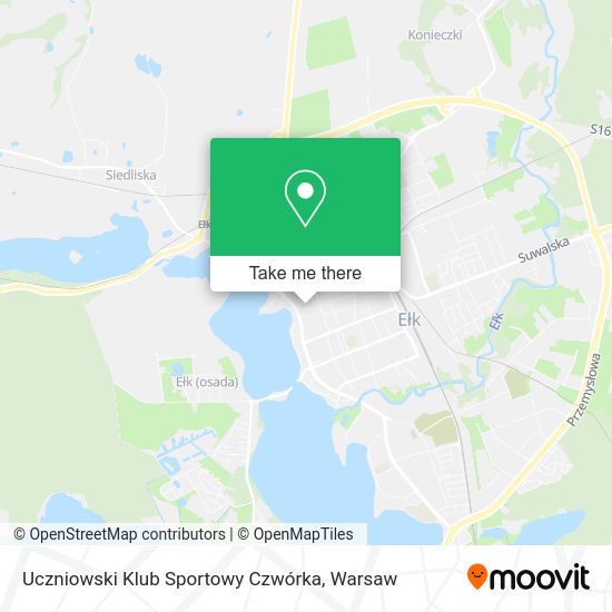 Uczniowski Klub Sportowy Czwórka map