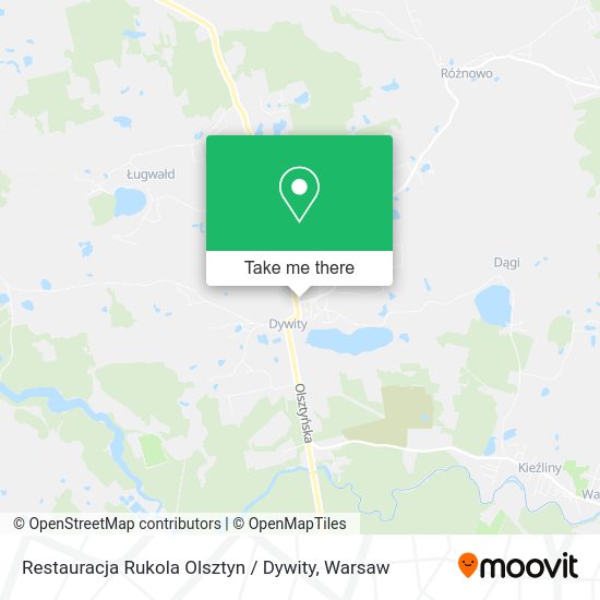 Restauracja Rukola Olsztyn / Dywity map