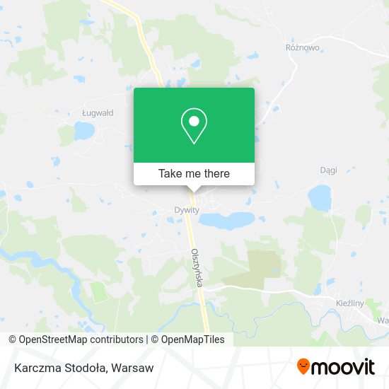 Karczma Stodoła map