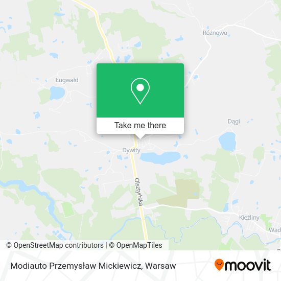 Modiauto Przemysław Mickiewicz map