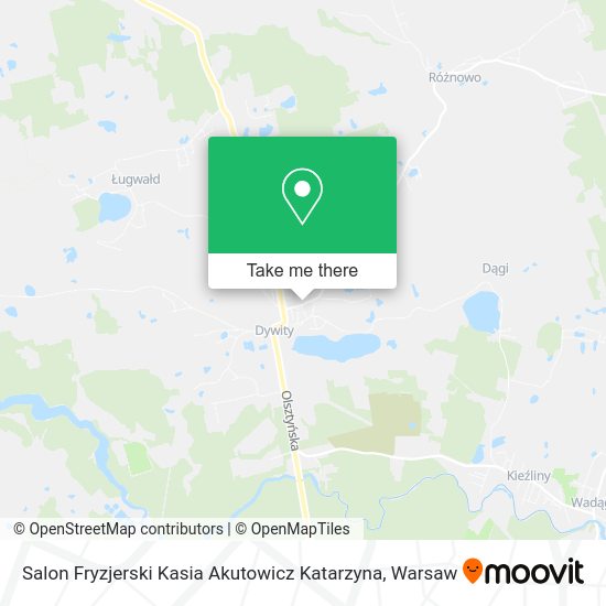 Salon Fryzjerski Kasia Akutowicz Katarzyna map