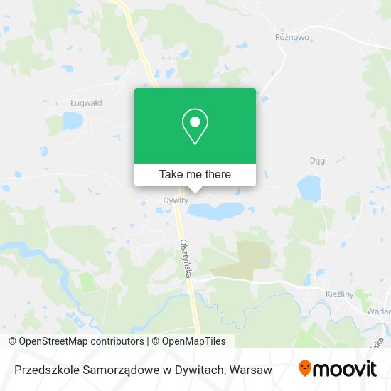 Przedszkole Samorządowe w Dywitach map