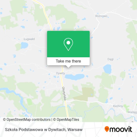 Szkoła Podstawowa w Dywitach map