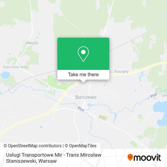 Usługi Transportowe Mir - Trans Mirosław Staniszewski map