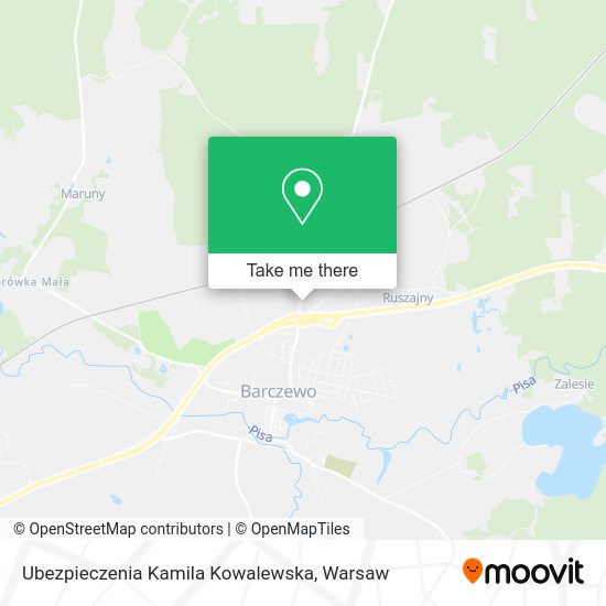 Ubezpieczenia Kamila Kowalewska map