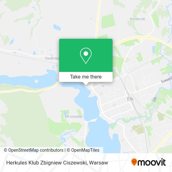 Herkules Klub Zbigniew Ciszewski map