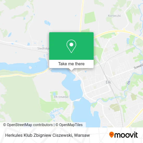 Herkules Klub Zbigniew Ciszewski map