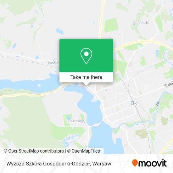 Wyższa Szkoła Gospodarki-Oddział map