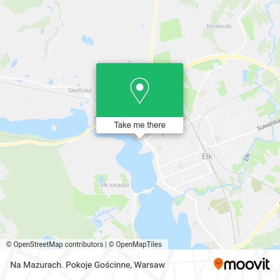 Na Mazurach. Pokoje Gościnne map