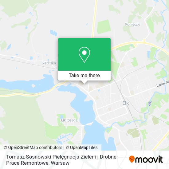 Tomasz Sosnowski Pielęgnacja Zieleni i Drobne Prace Remontowe map