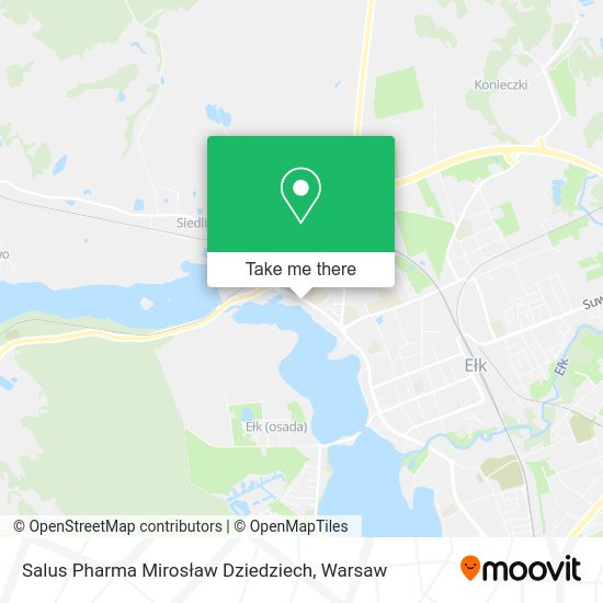 Salus Pharma Mirosław Dziedziech map