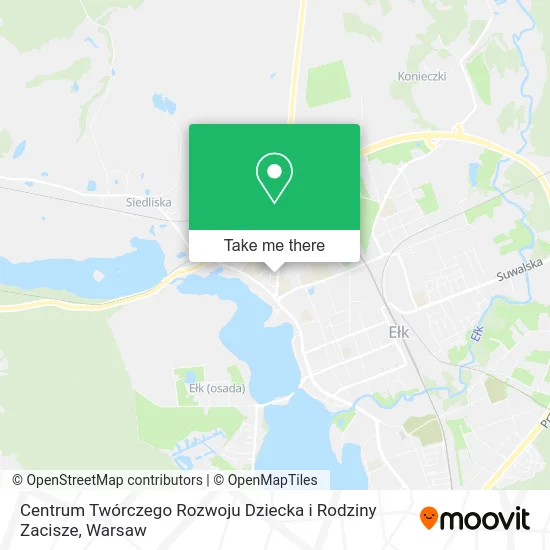 Карта Centrum Twórczego Rozwoju Dziecka i Rodziny Zacisze