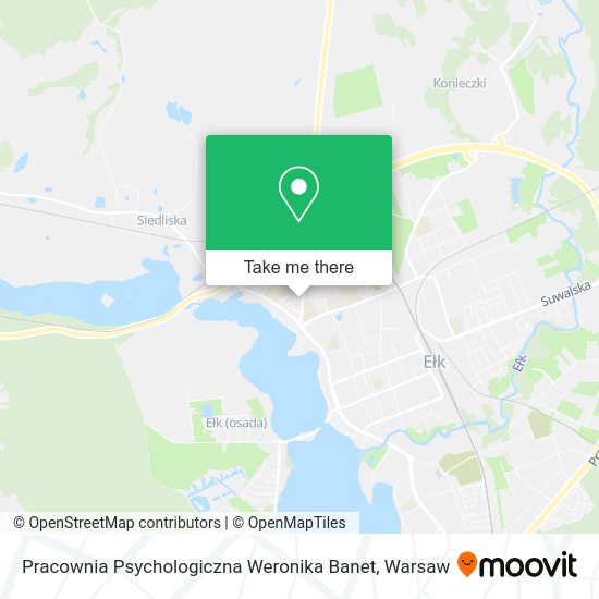 Pracownia Psychologiczna Weronika Banet map