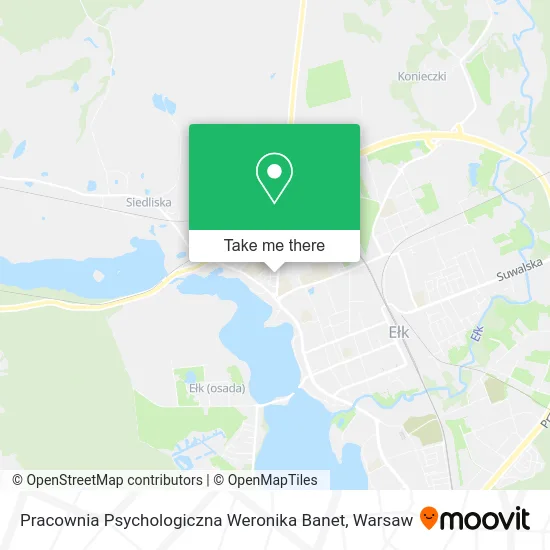 Карта Pracownia Psychologiczna Weronika Banet