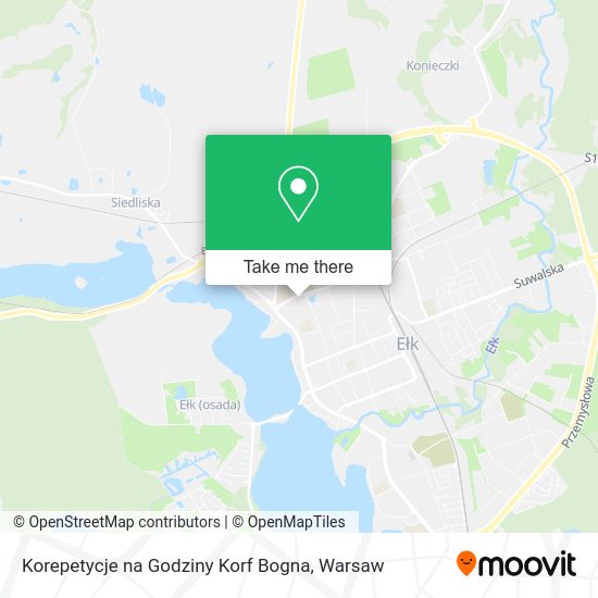 Korepetycje na Godziny Korf Bogna map