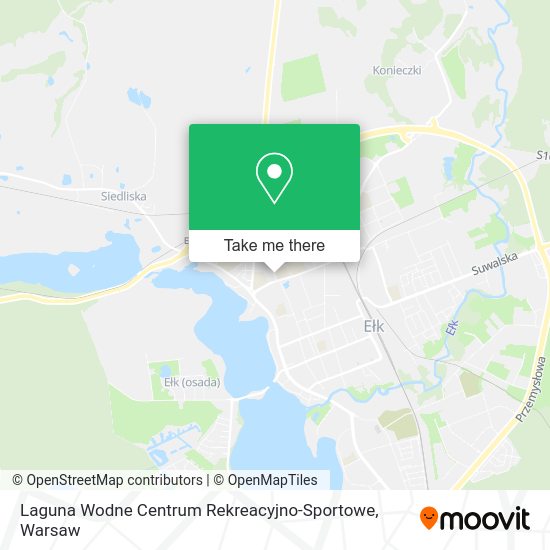 Карта Laguna Wodne Centrum Rekreacyjno-Sportowe