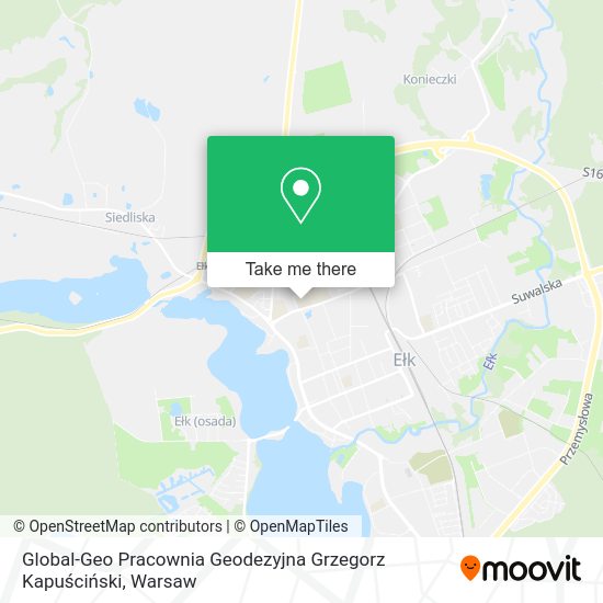 Global-Geo Pracownia Geodezyjna Grzegorz Kapuściński map