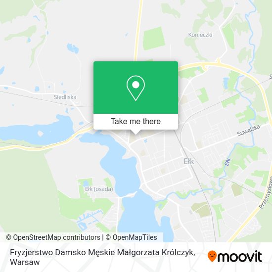 Fryzjerstwo Damsko Męskie Małgorzata Królczyk map