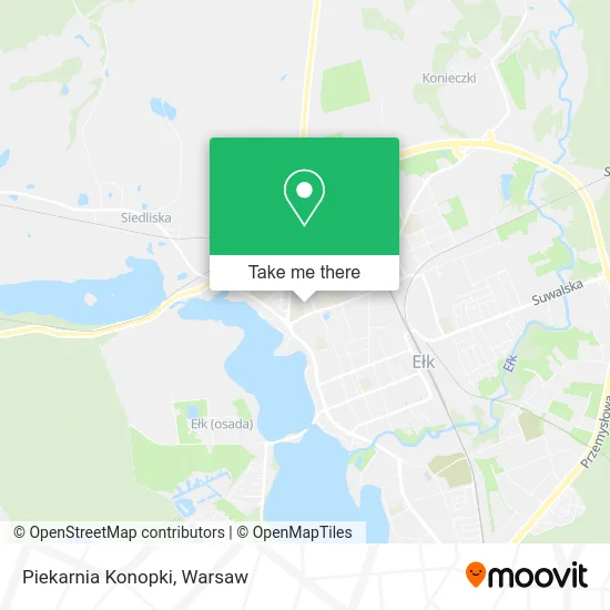 Карта Piekarnia Konopki