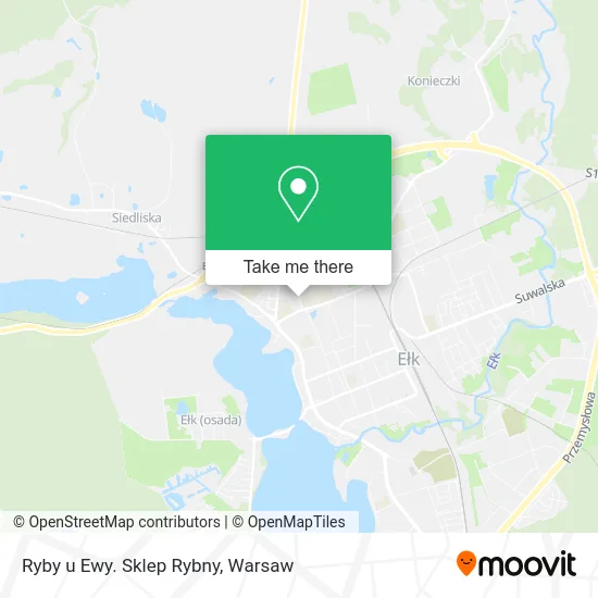 Карта Ryby u Ewy. Sklep Rybny