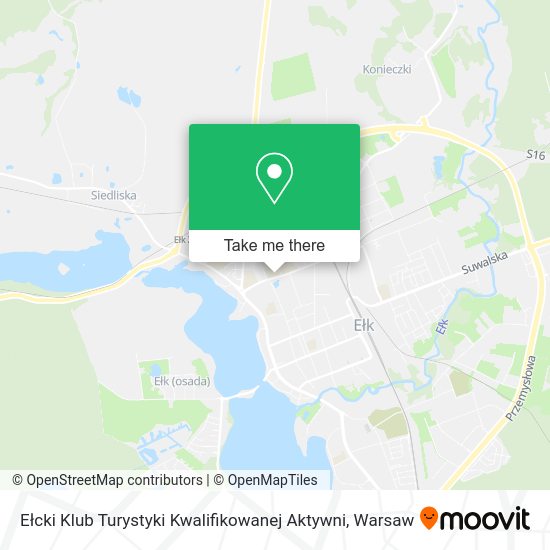 Ełcki Klub Turystyki Kwalifikowanej Aktywni map