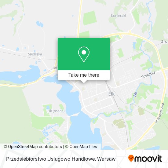 Przedsiebiorstwo Uslugowo Handlowe map