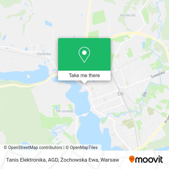 Tanis Elektronika, AGD, Żochowska Ewa map